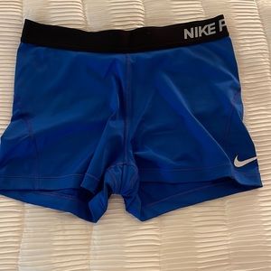 Blue Nike pros